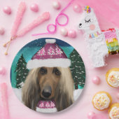 Afghan Hound Pappteller (Party)