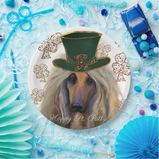 AFGHAN HOUND PAPPTELLER (Party)