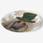 AFGHAN HOUND PAPPTELLER (Schrägansicht)