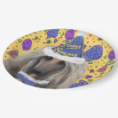 AFGHAN HOUND PAPPTELLER (Schrägansicht)