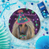 AFGHAN HOUND PAPPTELLER (Party)