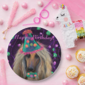 AFGHAN HOUND PAPPTELLER (Party)