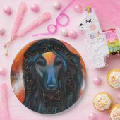 Afghan Hound Pappteller (Party)