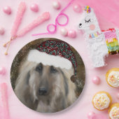 Afghan Hound Pappteller (Party)