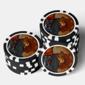 Afghan Hound Pokerchips (Stapel)