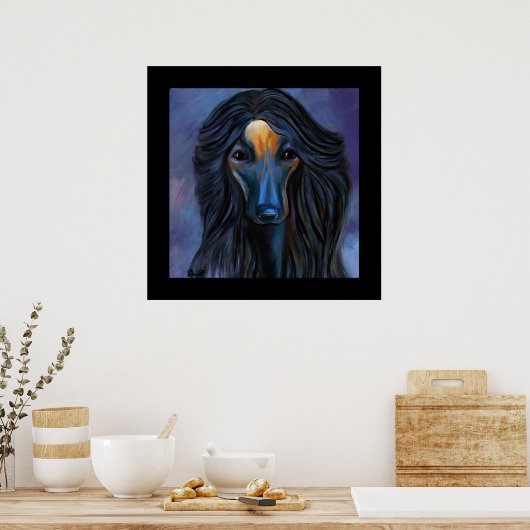 Afghan Hound Poster (Küche)