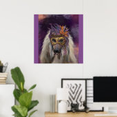 AFGHAN HOUND POSTER (Heimbüro)