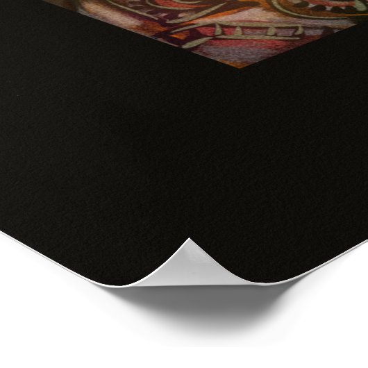 Afghan Hound Poster (Ecke)