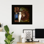 Afghan Hound Poster (Heimbüro)