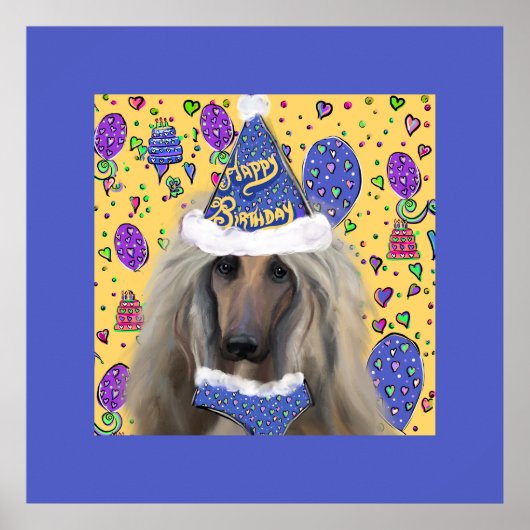 AFGHAN HOUND POSTER (Vorne)