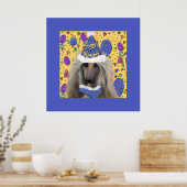 AFGHAN HOUND POSTER (Küche)