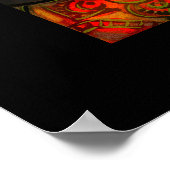 Afghan Hound Poster (Ecke)