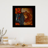 Afghan Hound Poster (Küche)