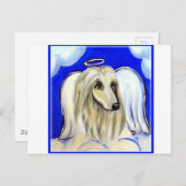 AFGHAN HOUND POSTKARTE (Vorne/Hinten)