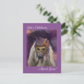 AFGHAN HOUND POSTKARTE (Stehend Vorderseite)