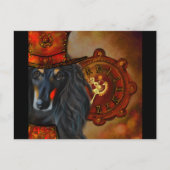 Afghan Hound Postkarte (Vorderseite)