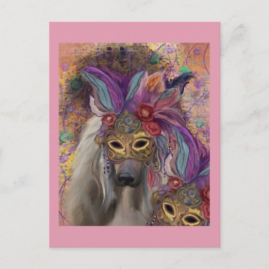 AFGHAN HOUND POSTKARTE (Vorderseite)