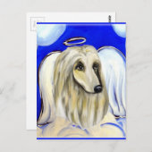 AFGHAN HOUND POSTKARTE (Vorne/Hinten)