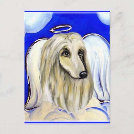 AFGHAN HOUND POSTKARTE (Vorderseite)