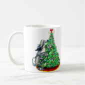 Afghan Hound Reach Goals Blue Kaffeetasse (Links)