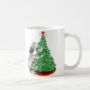 Afghan Hound Reach Goals Domino Blue Cream Kaffeetasse