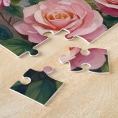 Afghan Hound Rosengarten Kunst Puzzle (Seite)