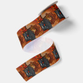 Afghan Hound Satinband (Rückseite)
