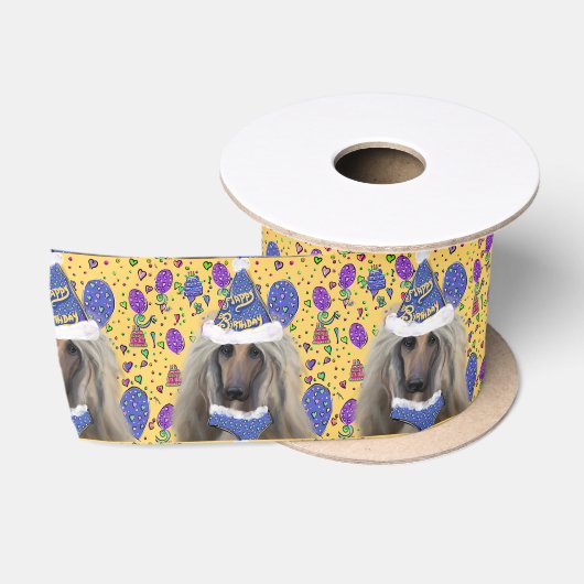 AFGHAN HOUND SATINBAND (Spule)