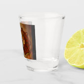 Afghan Hound Schnapsglas (Rechts)