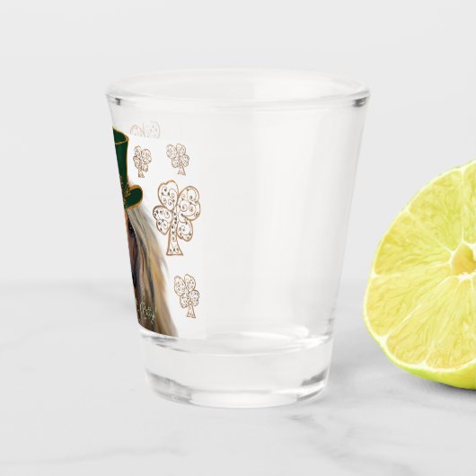 AFGHAN HOUND SCHNAPSGLAS (Rechts)