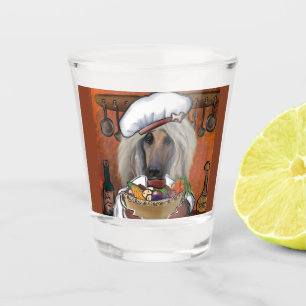 Afghan Hound Schnapsglas
