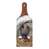 Afghan Hound Schneidebrett (Vorderseite)