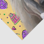 AFGHAN HOUND SEIDENPAPIER (Detail)