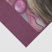 Afghan Hound Seidenpapier (Detail)