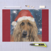 AFGHAN HOUND SEIDENPAPIER (Handwerk)