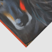 Afghan Hound Seidenpapier (Detail)
