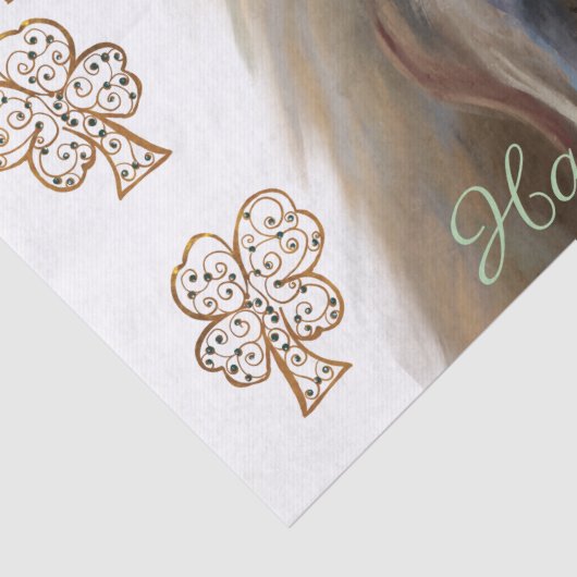 AFGHAN HOUND SEIDENPAPIER (Detail)