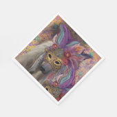 AFGHAN HOUND SERVIETTE (Ecke)