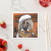 Afghan Hound Serviette (Beispiel)