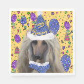 AFGHAN HOUND SERVIETTE (Vorderseite)