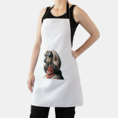 Afghan Hound Shirt Dog Mama Vater Balkh Baluchi T- Schürze (InSitu)