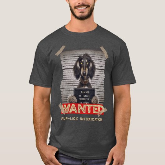Afghan Hound T-Shirt (Vorderseite)