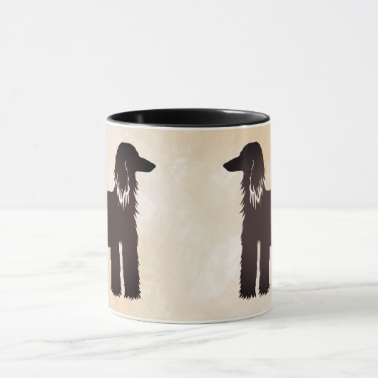 Afghan Hound Tasse (Zentrum)