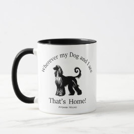 Afghan Hound Tasse