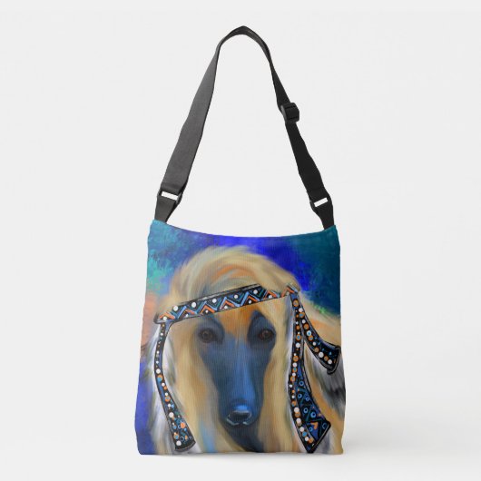 Afghan Hound " Tragetaschen Mit Langen Trägern (Vorderseite)