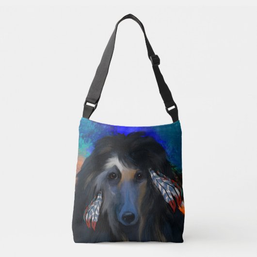 Afghan Hound Tragetaschen Mit Langen Trägern (Vorderseite)