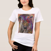 AFGHAN HOUND Tri-Blend SHIRT (Vorderseite)