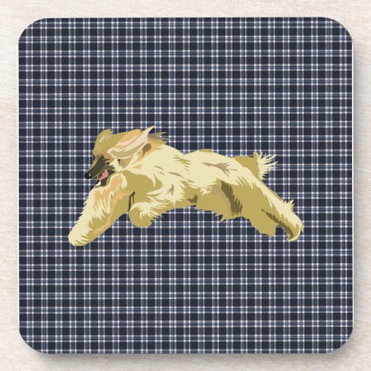 Afghan Hound Untersetzer (Vorderseite)