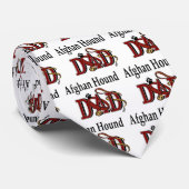 Afghan Hound Vater Apparel Geschenke Krawatte (Gerollt)