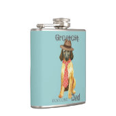 Afghan Hound Vater Flachmann (Rechts)